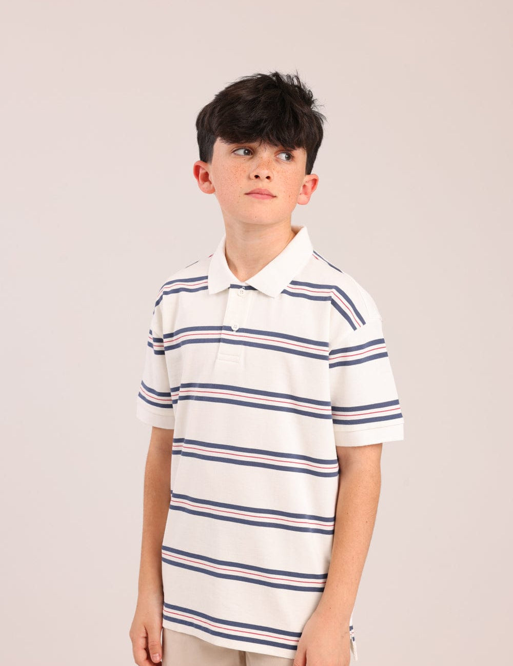 FOX בנים חולצה קצרה חולצת פולו חולצת פולו