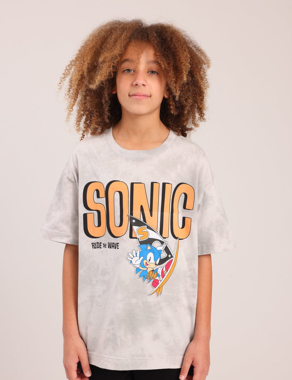 FOX בנים חולצה חולצה ממותגת סוניק חולצה ממותגת סוניק