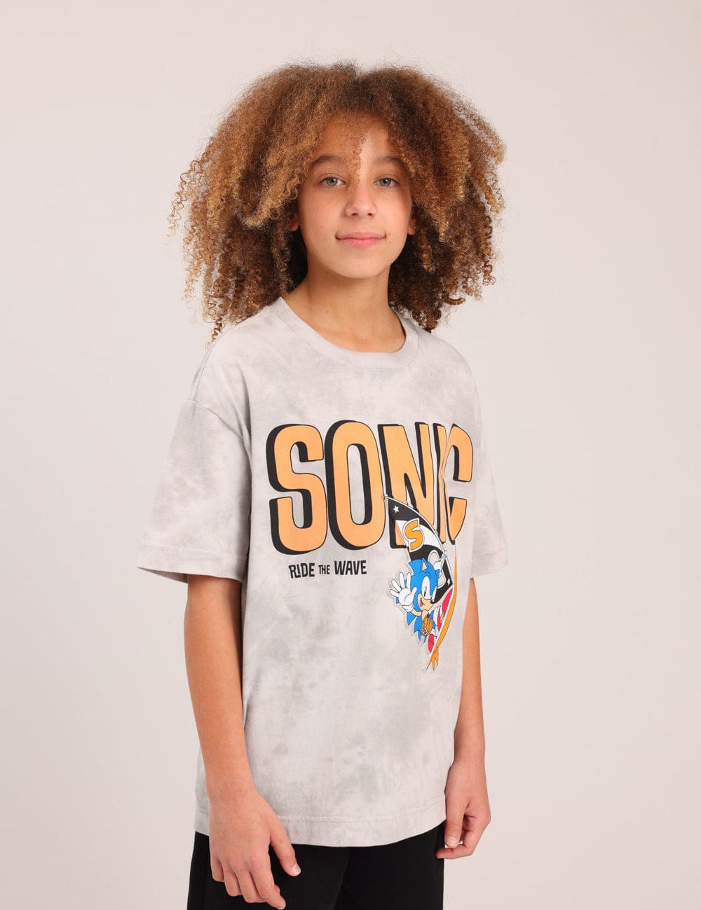 FOX בנים חולצה חולצה ממותגת סוניק חולצה ממותגת סוניק