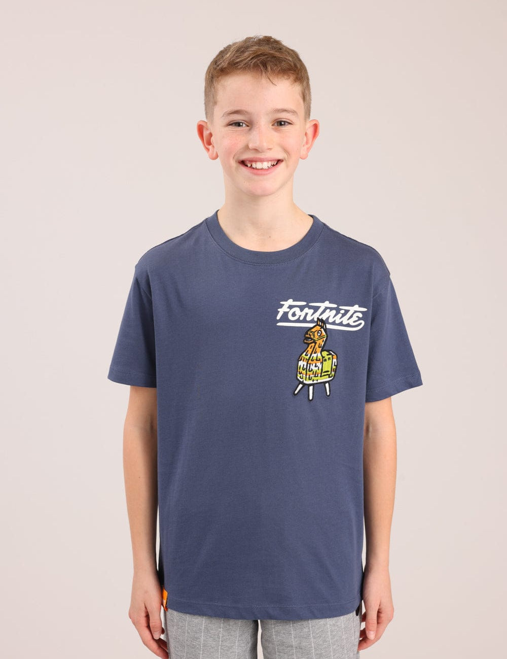 FOX בנים חולצה חולצה ממותגת פורטנייט חולצה ממותגת פורטנייט