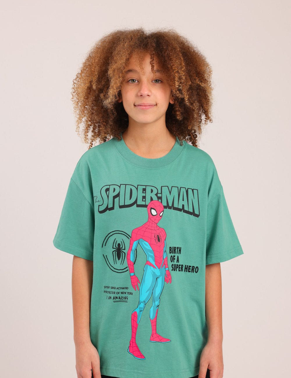 FOX בנים חולצה חולצה ממותגת ספיידרמן חולצה ממותגת ספיידרמן