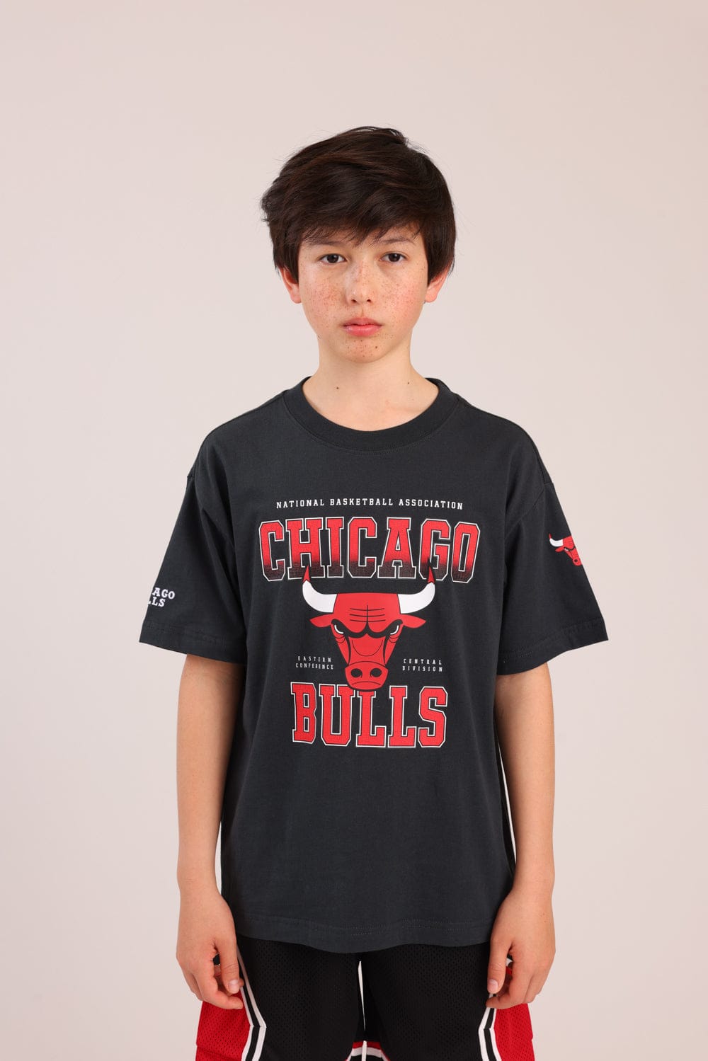 FOX בנים חולצה קצרה חולצה ממותגת NBA חולצה ממותגת NBA