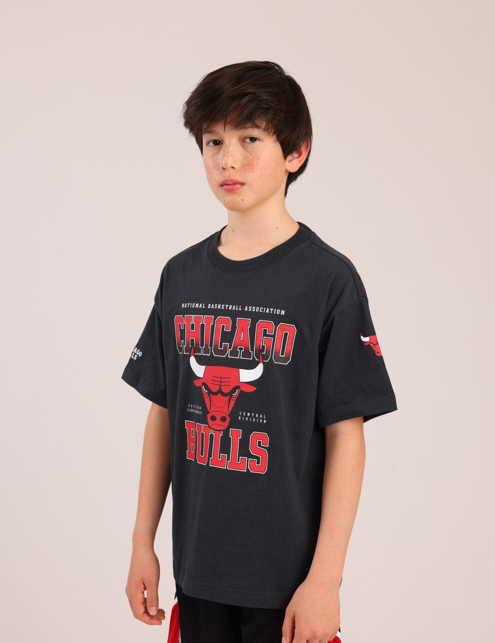 FOX בנים חולצה קצרה חולצה ממותגת NBA חולצה ממותגת NBA