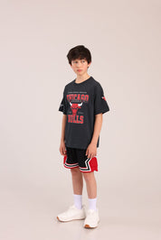 FOX בנים חולצה קצרה חולצה ממותגת NBA חולצה ממותגת NBA