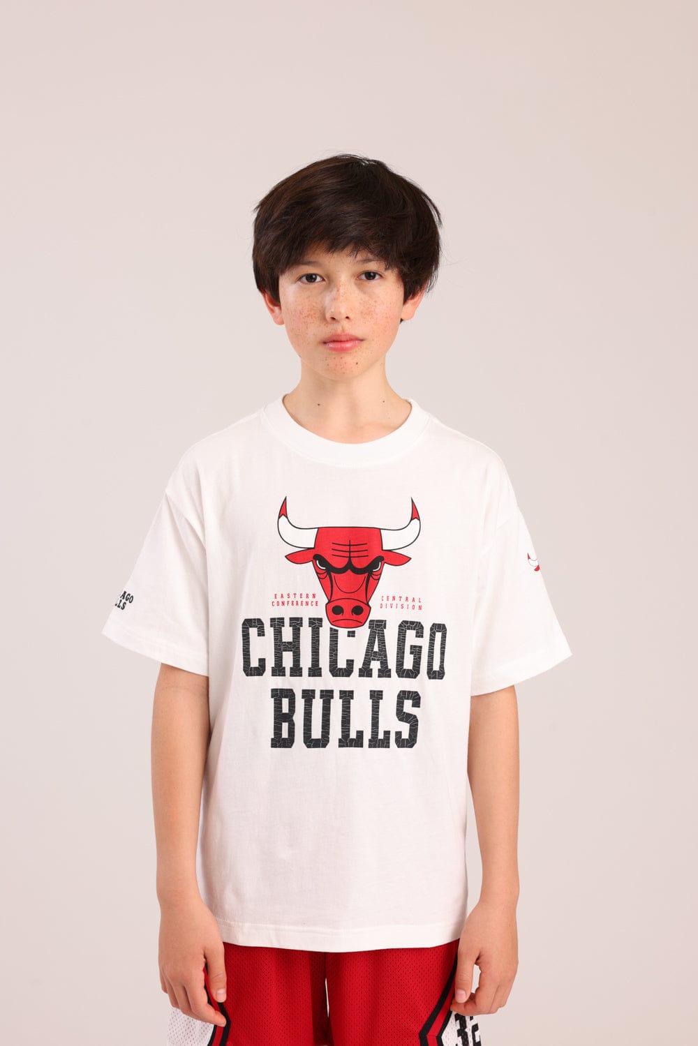 FOX בנים חולצה קצרה חולצה ממותגת NBA חולצה ממותגת NBA