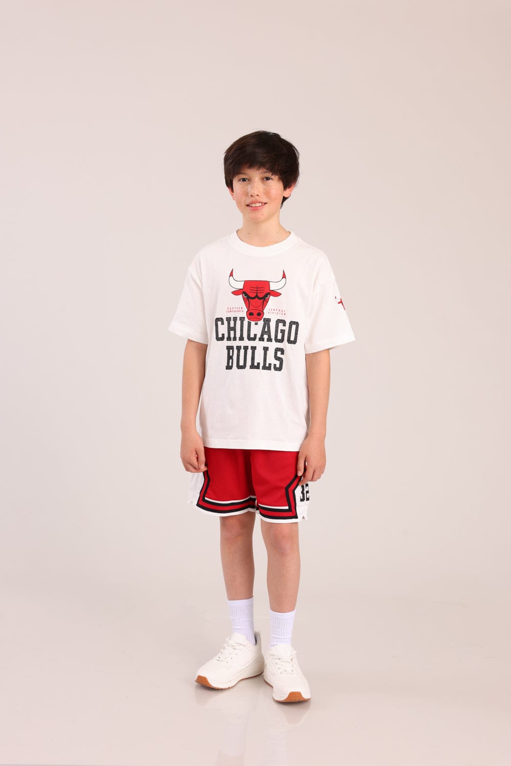 FOX בנים חולצה קצרה חולצה ממותגת NBA חולצה ממותגת NBA