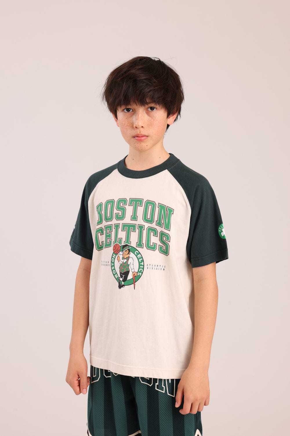 FOX בנים חולצה קצרה חולצה ממותגת NBA חולצה ממותגת NBA