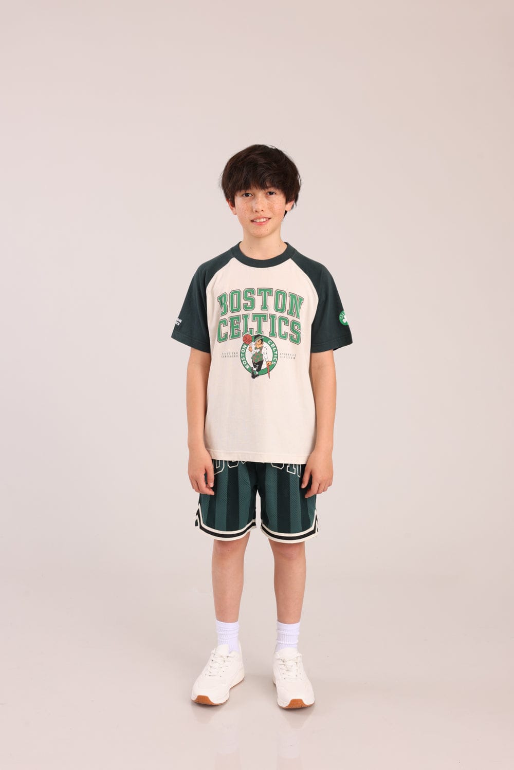 FOX בנים חולצה קצרה חולצה ממותגת NBA חולצה ממותגת NBA