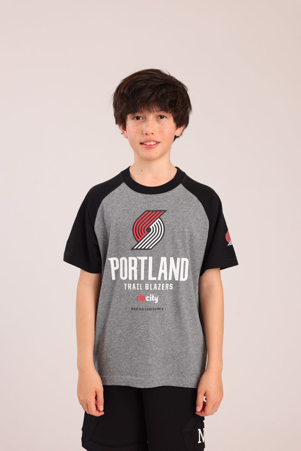 FOX בנים חולצה קצרה חולצה ממותגת NBA חולצה ממותגת NBA