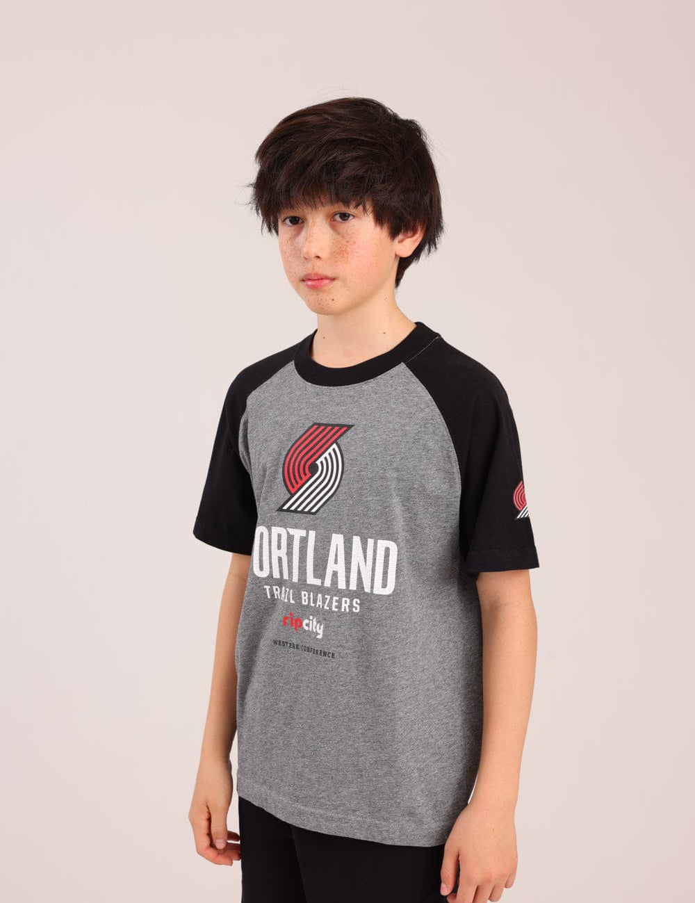 FOX בנים חולצה קצרה חולצה ממותגת NBA חולצה ממותגת NBA