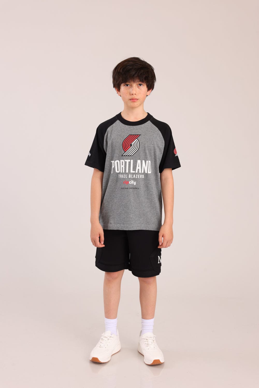 FOX בנים חולצה קצרה חולצה ממותגת NBA חולצה ממותגת NBA