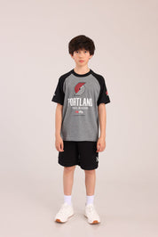 FOX בנים חולצה קצרה חולצה ממותגת NBA חולצה ממותגת NBA