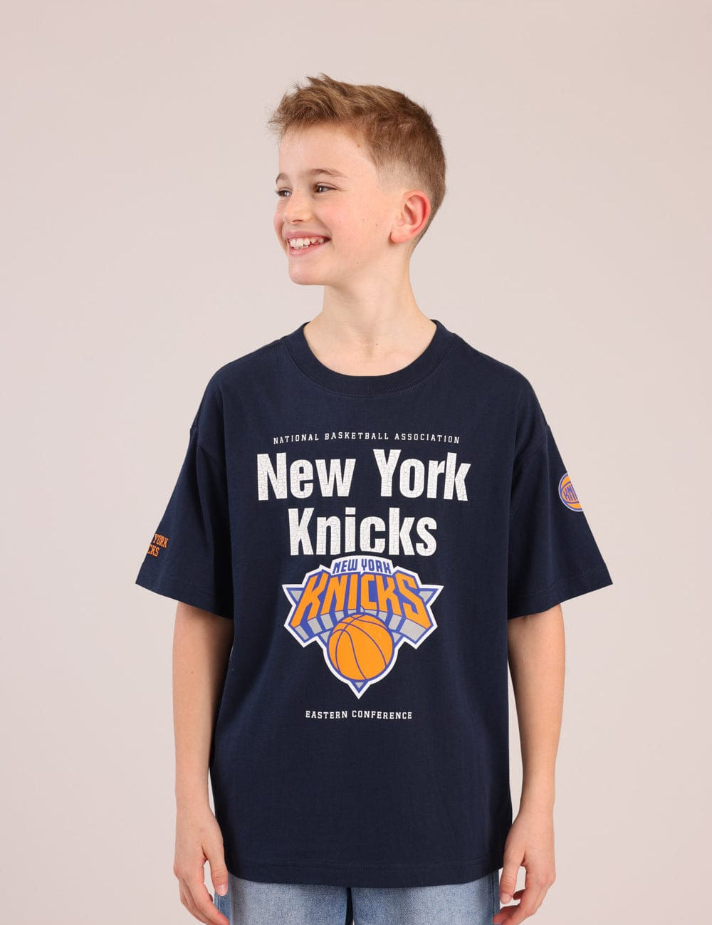 FOX בנים חולצה קצרה חולצה ממותגת NBA חולצה ממותגת NBA