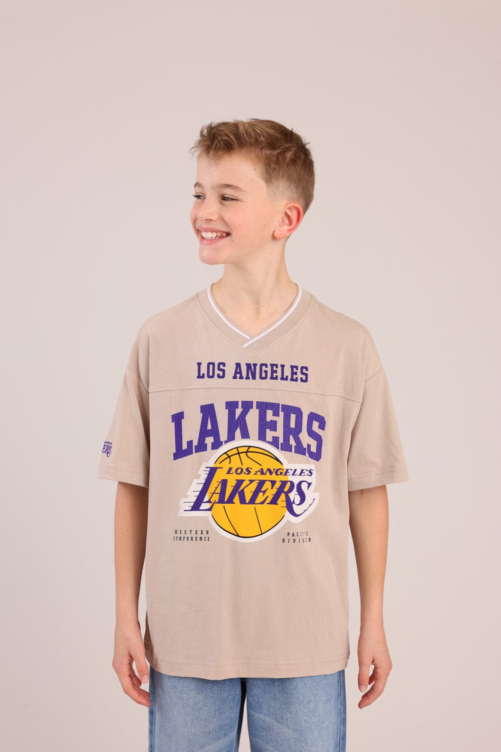 FOX בנים חולצה קצרה חולצה ממותגת NBA חולצה ממותגת NBA