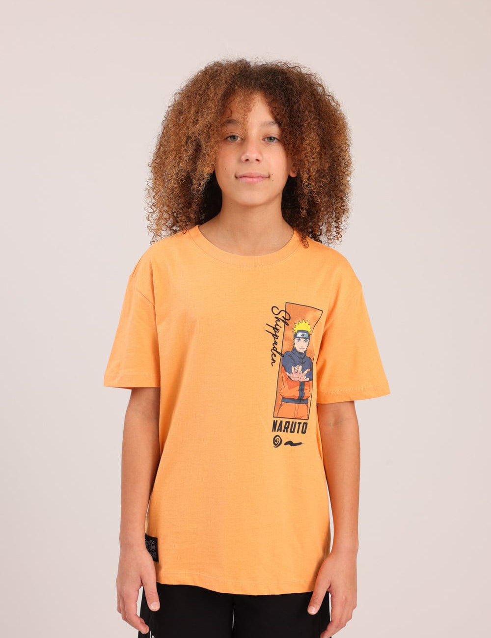 FOX בנים חולצה חולצה ממותגת נארוטו חולצה ממותגת נארוטו