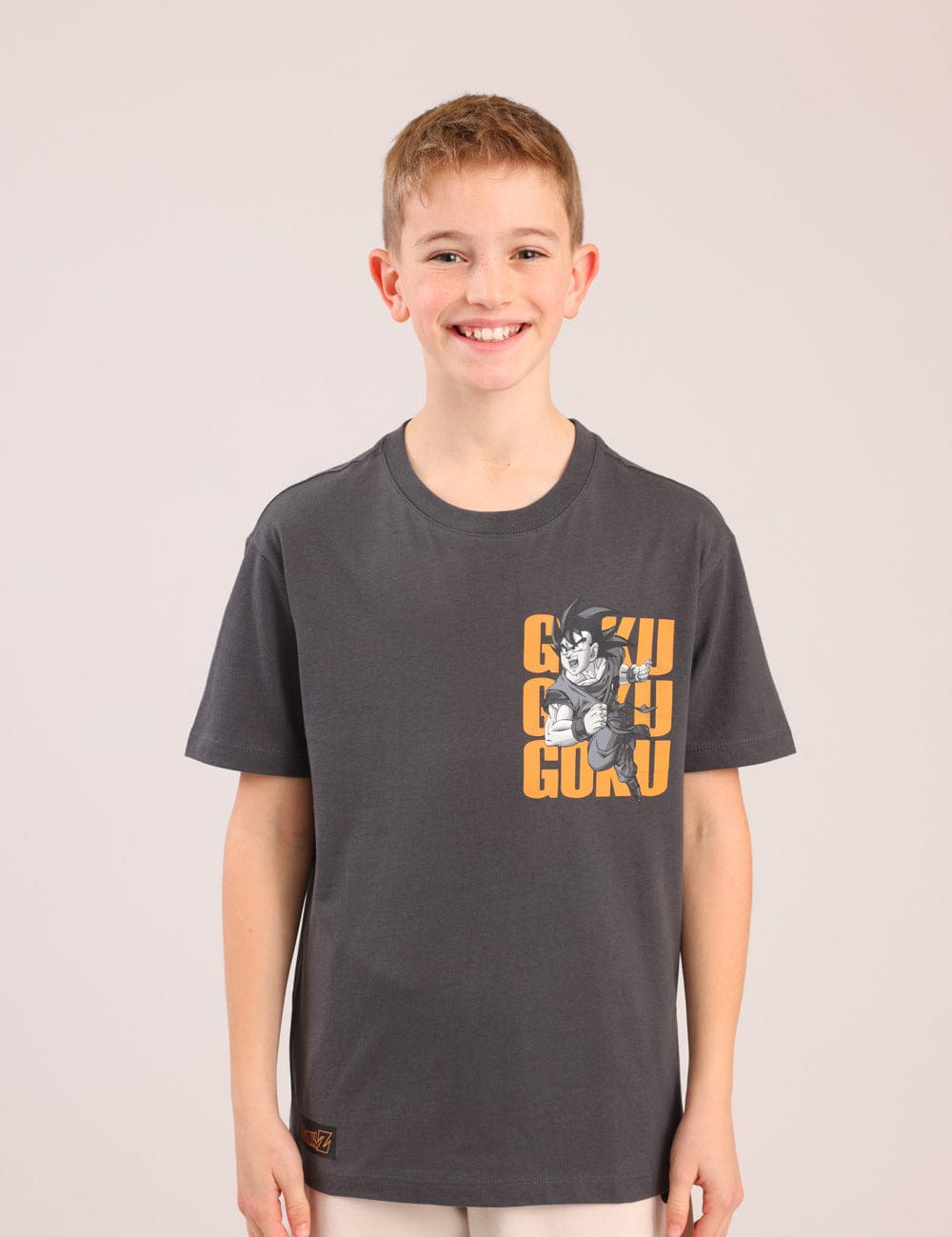 FOX בנים חולצה קצרה חולצה ממותגת דרגון בול חולצה ממותגת דרגון בול