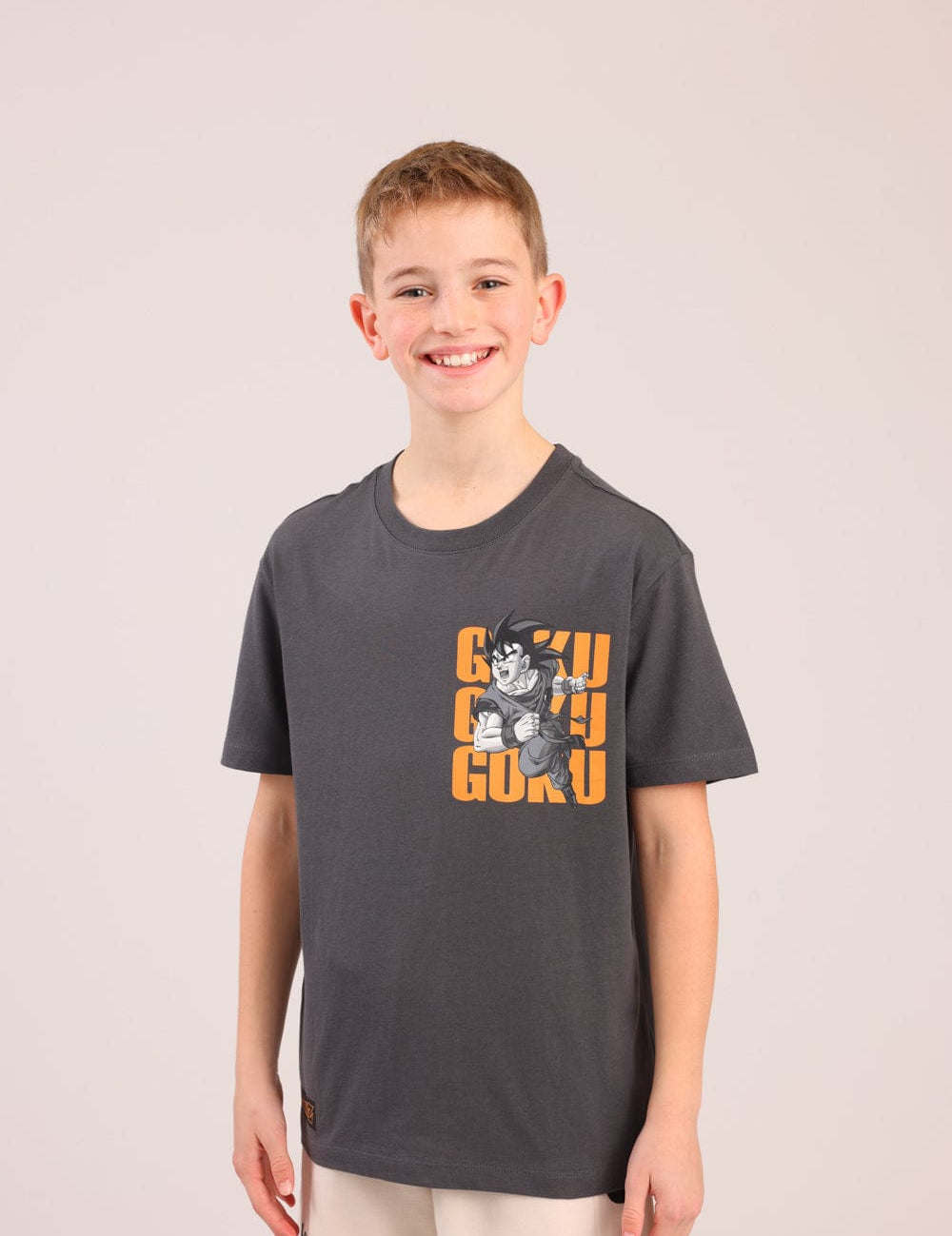 FOX בנים חולצה קצרה חולצה ממותגת דרגון בול חולצה ממותגת דרגון בול