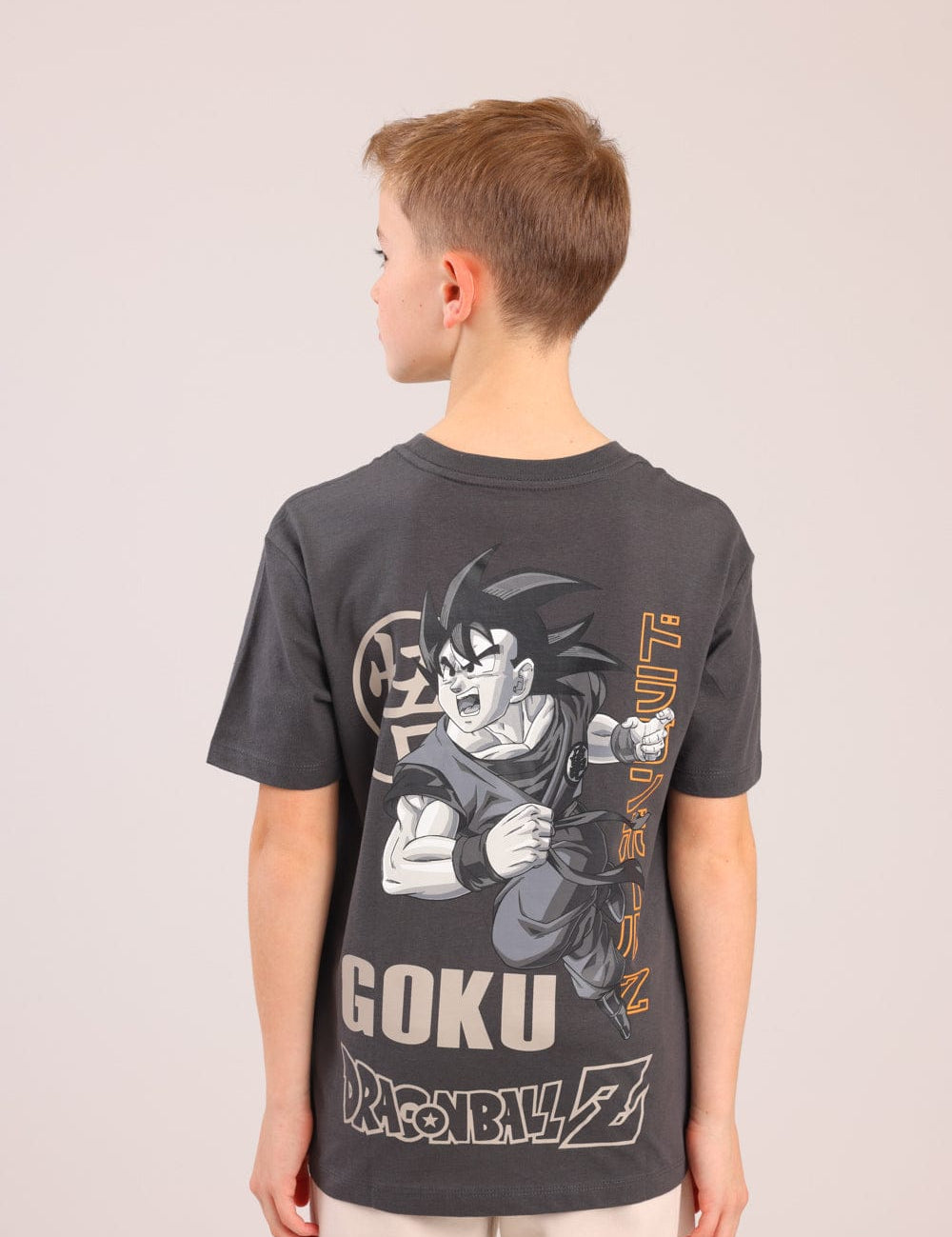 FOX בנים חולצה קצרה חולצה ממותגת דרגון בול חולצה ממותגת דרגון בול