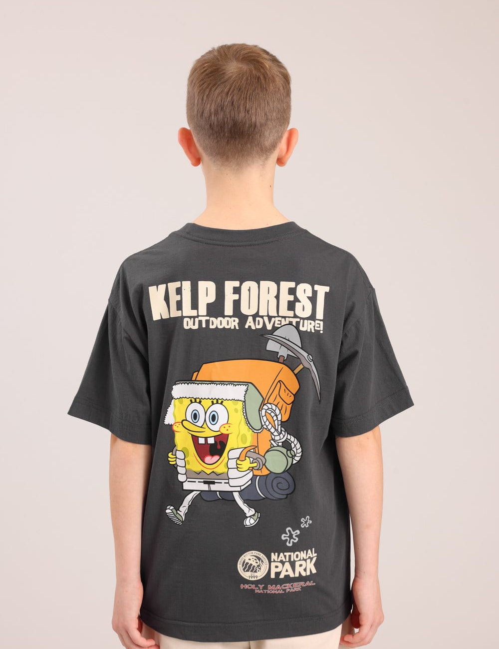 FOX בנים חולצה חולצה ממותגת בובספוג חולצה ממותגת בובספוג