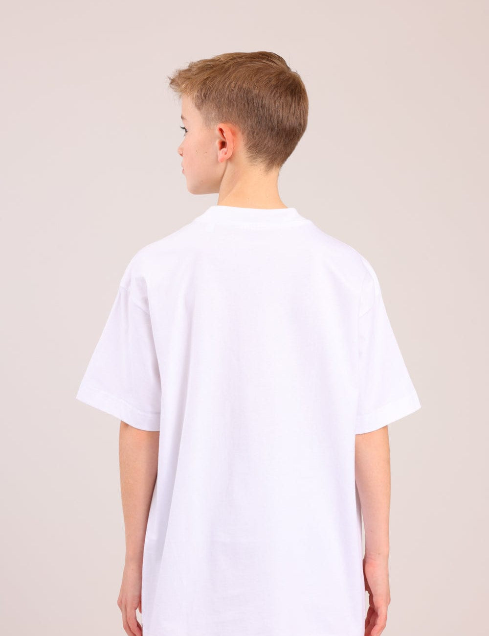 FOX בנים חולצה קצרה חולצת בייסיק אוברסייז חולצת בייסיק אוברסייז