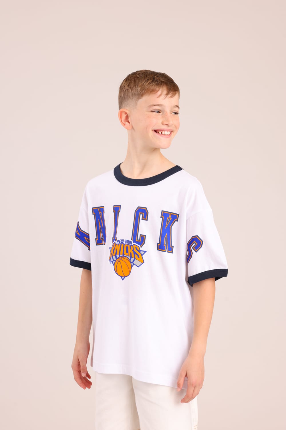 FOX בנים חולצה קצרה חולצה ממותגת NBA חולצה ממותגת NBA