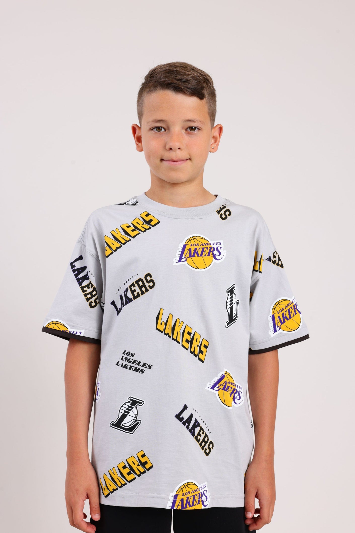 FOX בנים חולצה חולצה ממותגת NBA חולצה ממותגת NBA