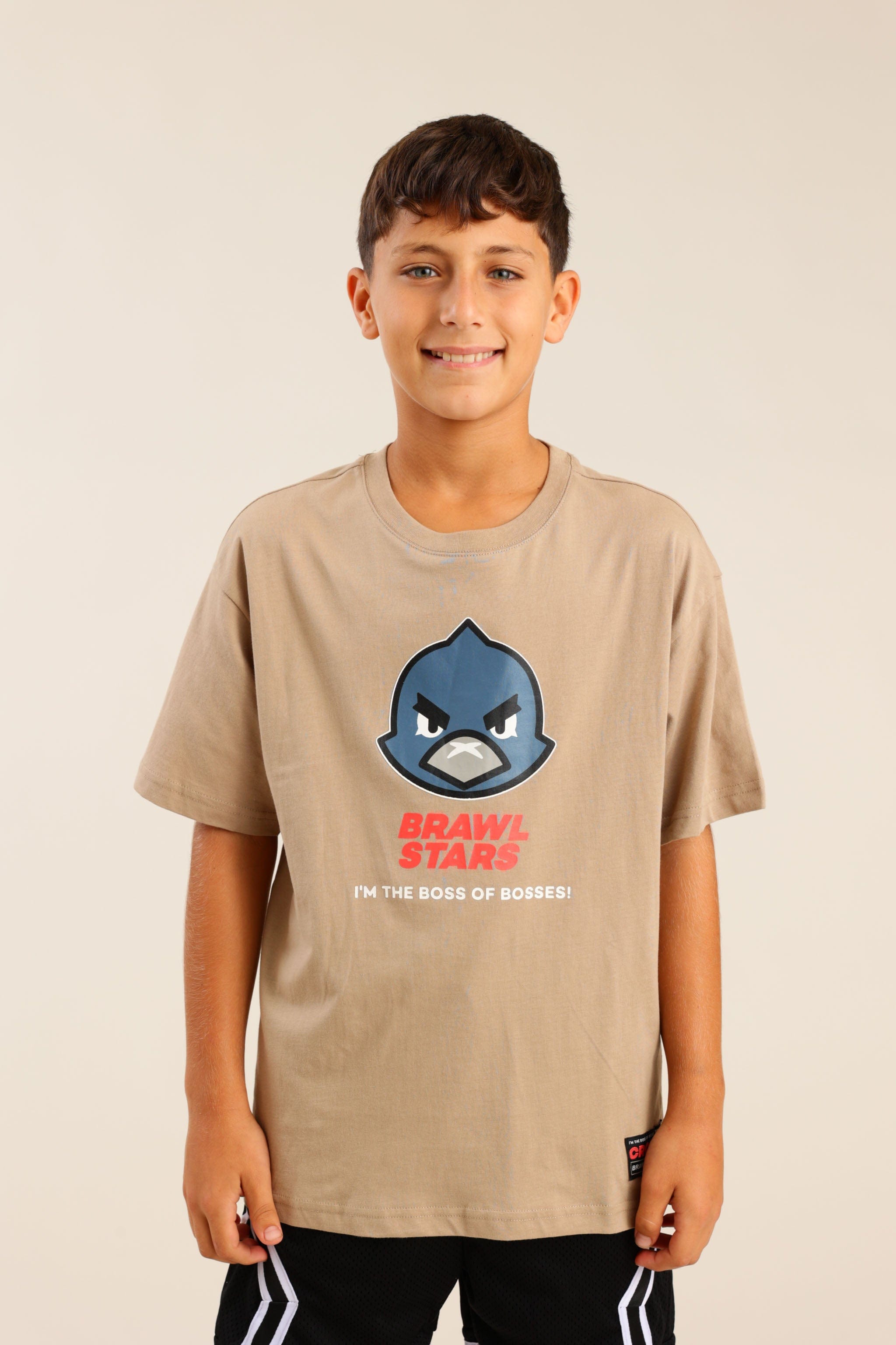 FOX FOX חולצה חולצה קצרה ממותגת בראול סטארס חולצה קצרה ממותגת בראול סטארס