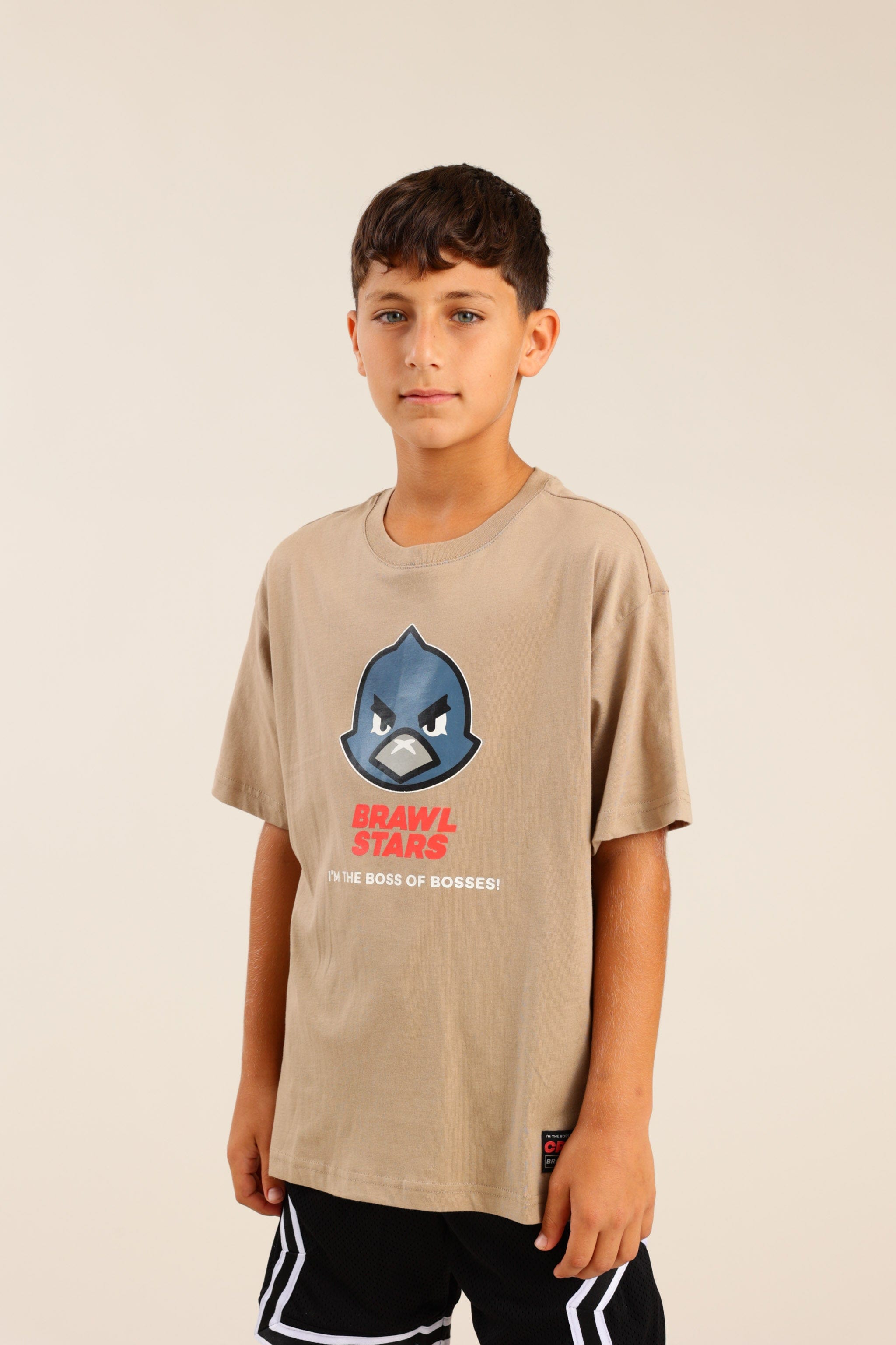 FOX FOX חולצה חולצה קצרה ממותגת בראול סטארס חולצה קצרה ממותגת בראול סטארס