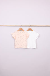 FOX תינוקות בנות חולצה קצרה מארז 2 חולצות מארז 2 חולצות