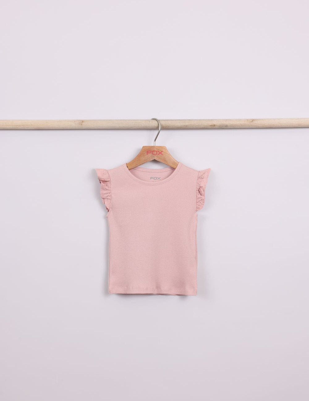 FOX תינוקות בנות חולצה קצרה מארז 2 חולצות בייסיק ריב מארז 2 חולצות בייסיק ריב