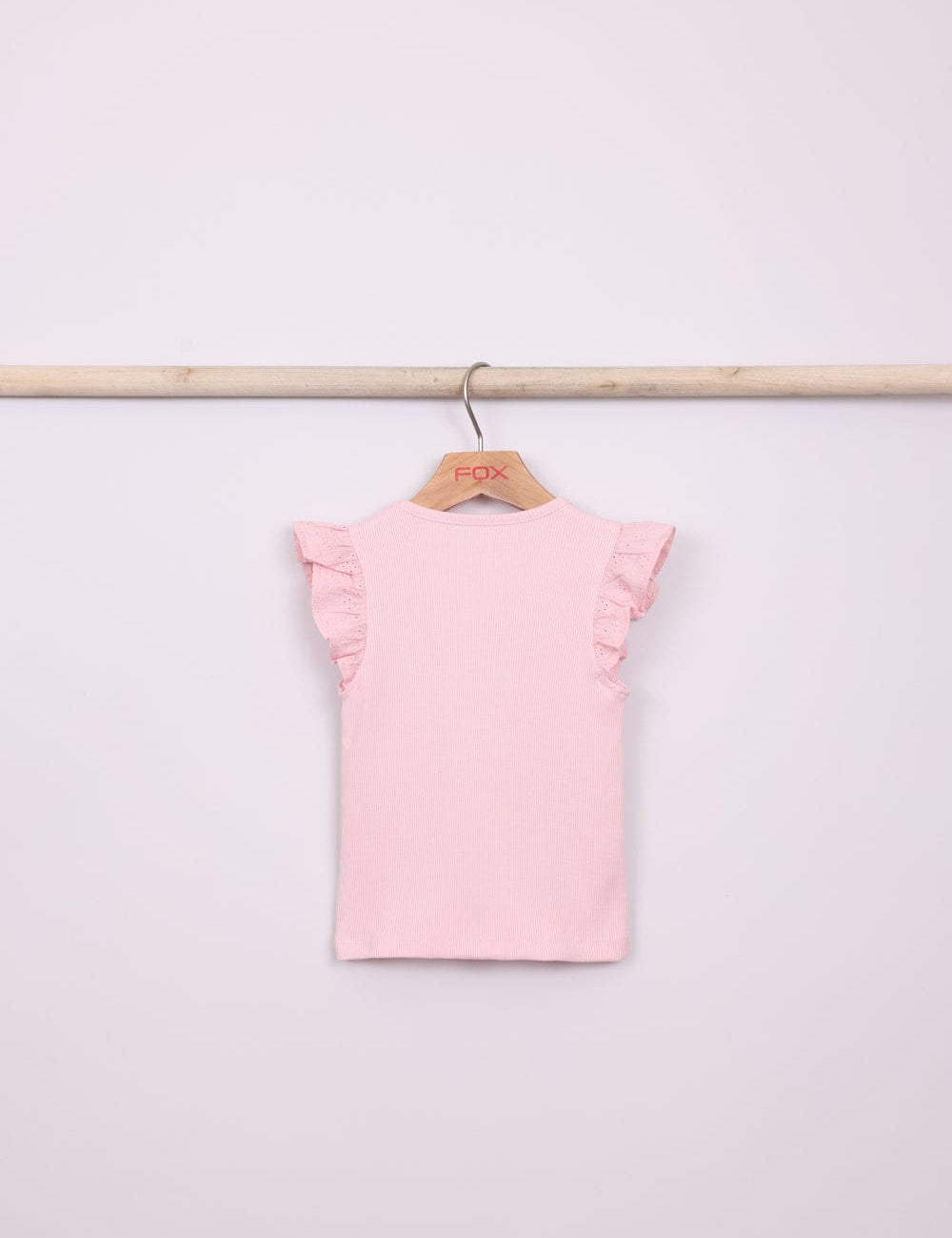 FOX תינוקות בנות חולצה קצרה מארז 2 חולצות בייסיק ריב מארז 2 חולצות בייסיק ריב