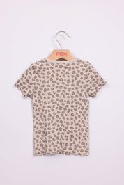 FOX תינוקות בנות חולצה קצרה חולצת בייסיק עם הדפס חולצת בייסיק עם הדפס