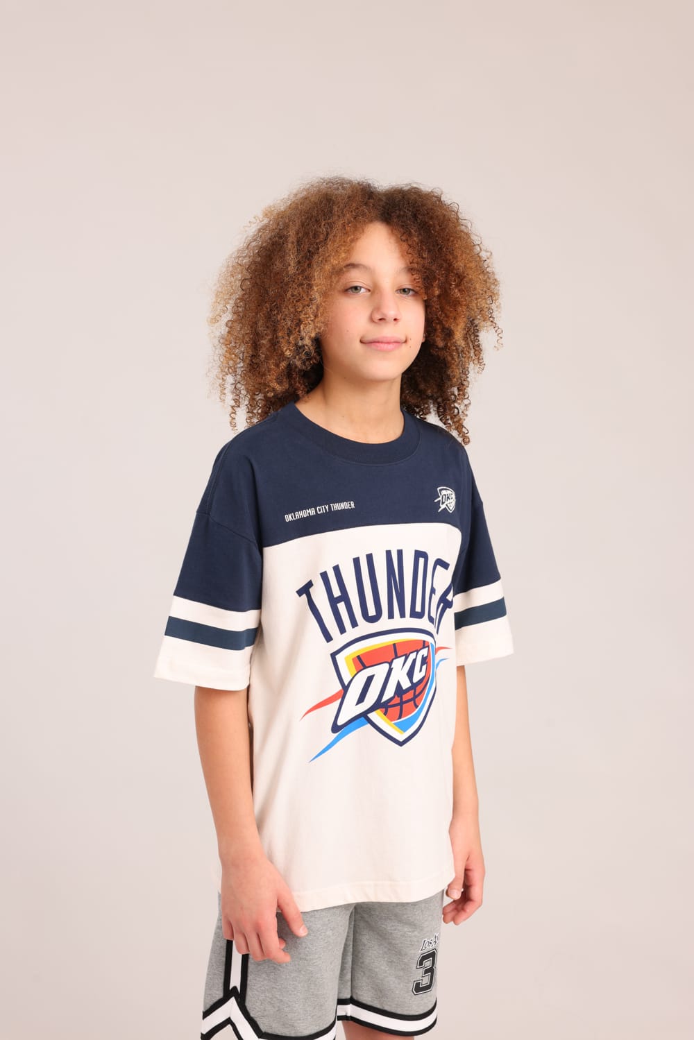 FOX בנים חולצה קצרה חולצה ממותגת NBA חולצה ממותגת NBA