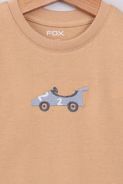 FOX תינוקות בנים חולצה קצרה חולצה עם הדפס חולצה עם הדפס