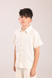 FOX בנים חולצה חולצת אריג מכופתרת חולצת אריג מכופתרת