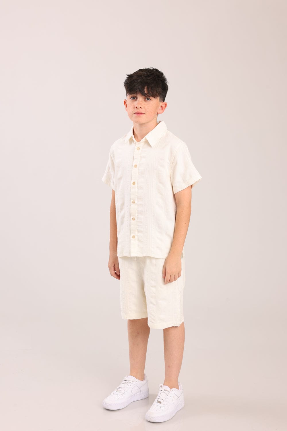 FOX בנים חולצה חולצת אריג מכופתרת חולצת אריג מכופתרת