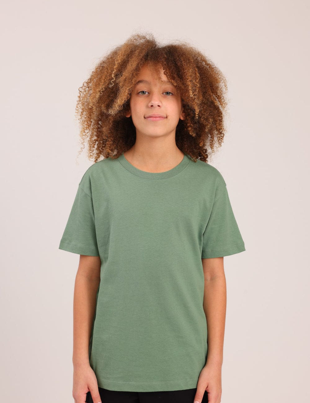 FOX בנים חולצה קצרה טישרט בייסיק צווארון עגול טישרט בייסיק צווארון עגול