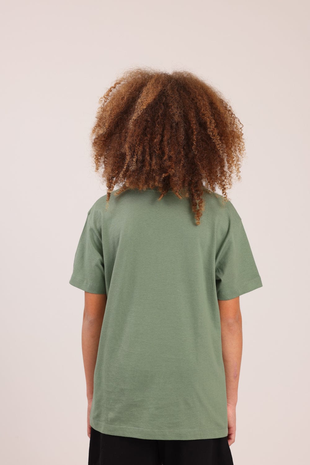 FOX בנים חולצה קצרה טישרט בייסיק צווארון עגול טישרט בייסיק צווארון עגול