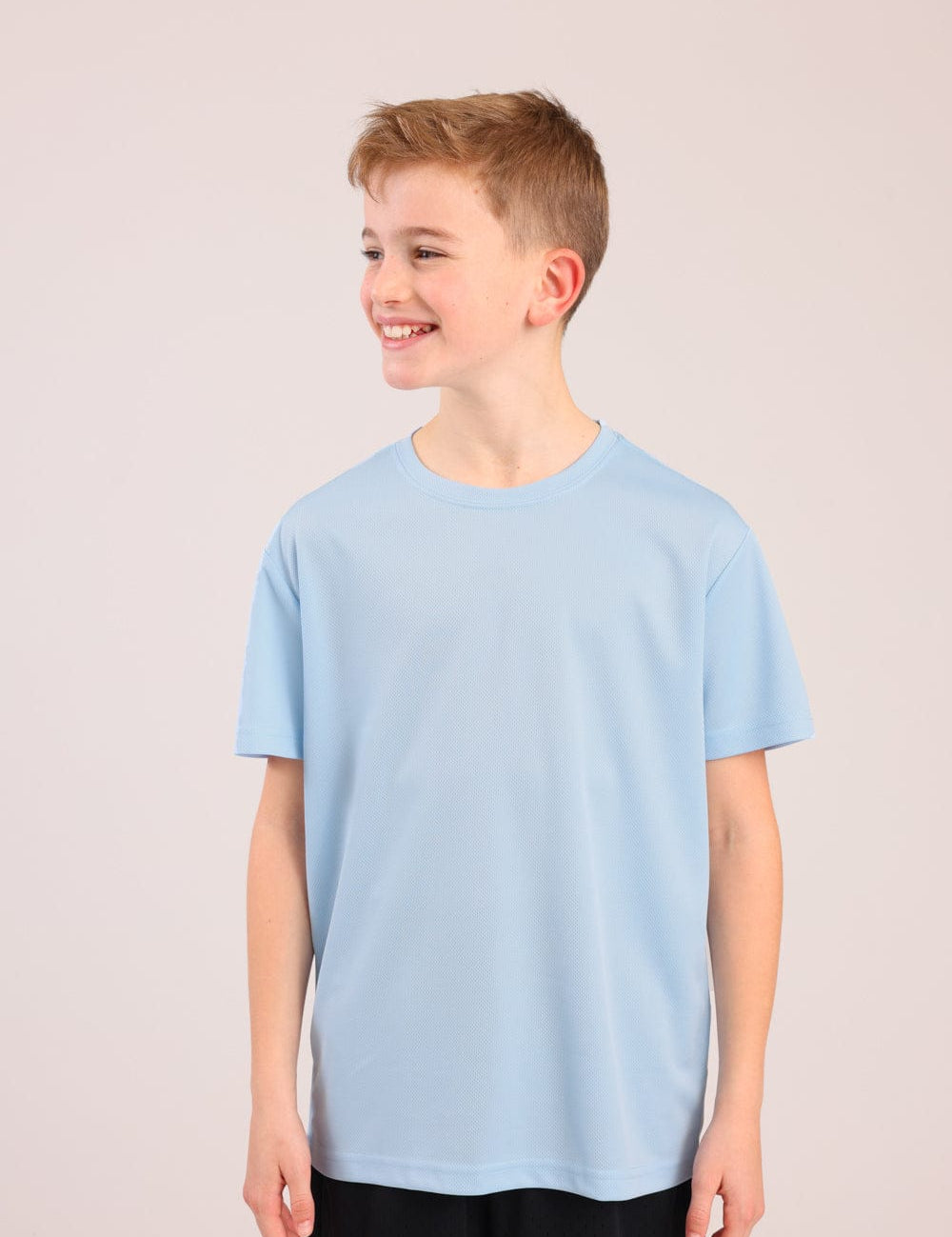 FOX בנים חולצה קצרה טישרט בייסיק דרייפיט צווארון עגול טישרט בייסיק דרייפיט צווארון עגול