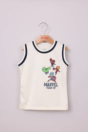 FOX תינוקות בנים אחר גופייה ממותגת מארוול גופייה ממותגת מארוול