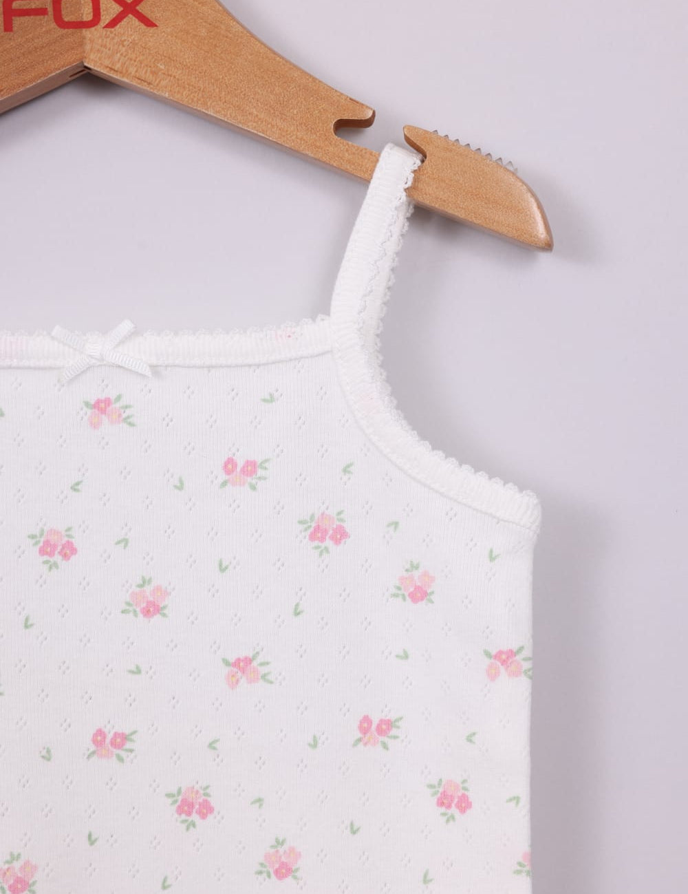 FOX תינוקות בנות אחר גופיית ריב עם הדפס גופיית ריב עם הדפס