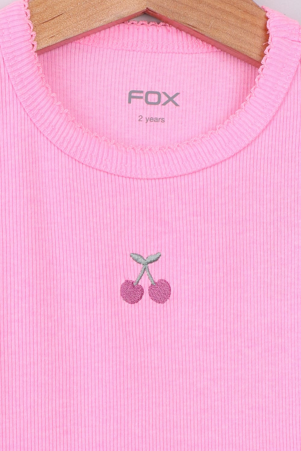 FOX תינוקות בנות אחר גופיית בייסיק עם הדפס גופיית בייסיק עם הדפס