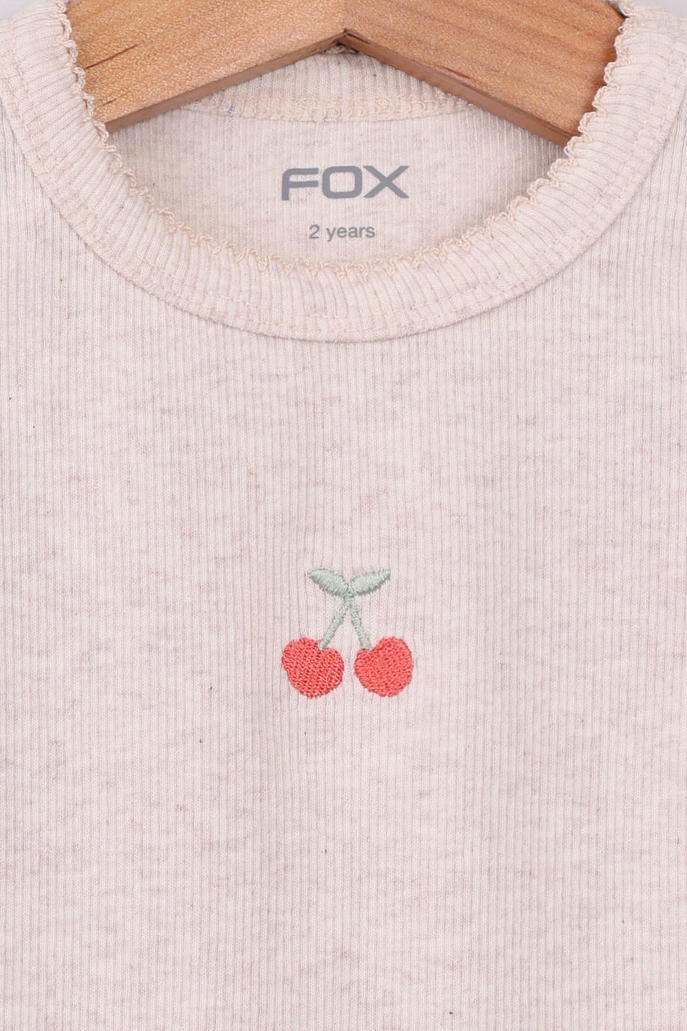FOX תינוקות בנות אחר גופייה עם הדפס גופייה עם הדפס
