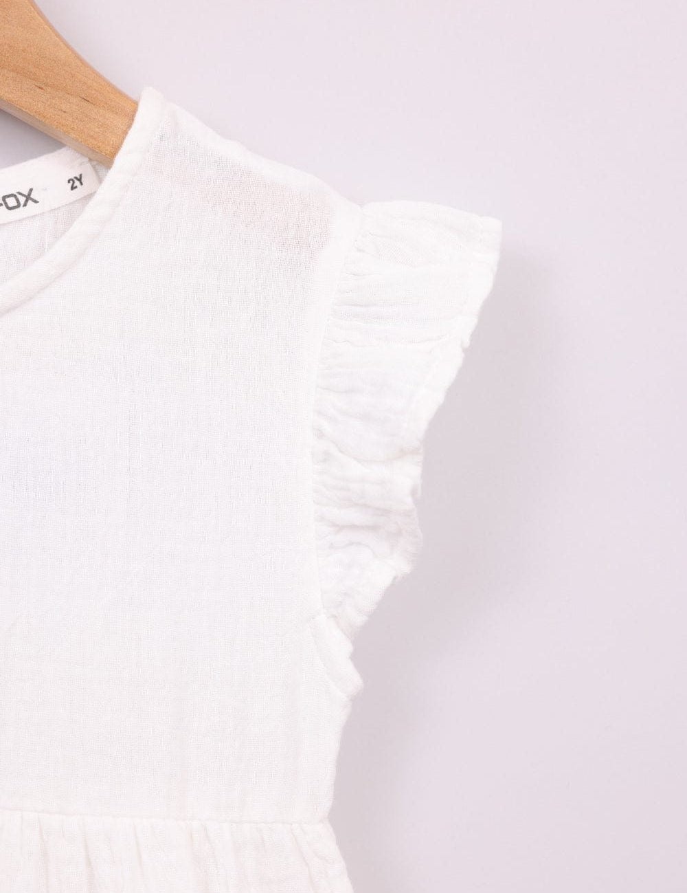 FOX תינוקות בנות אחר שמלה מעוטרת פרחים שמלה מעוטרת פרחים