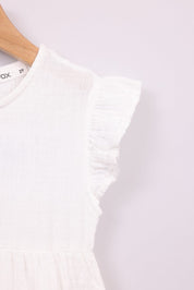 FOX תינוקות בנות אחר שמלה מעוטרת פרחים שמלה מעוטרת פרחים