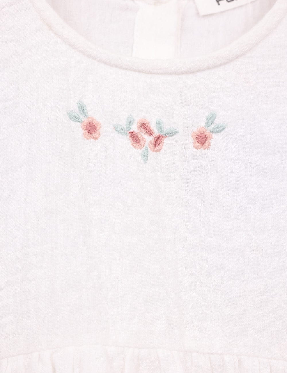 FOX תינוקות בנות אחר שמלה מעוטרת פרחים שמלה מעוטרת פרחים