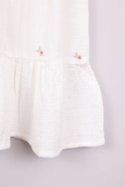 FOX תינוקות בנות אחר שמלה מעוטרת פרחים שמלה מעוטרת פרחים