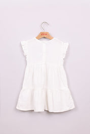 FOX תינוקות בנות אחר שמלה מעוטרת פרחים שמלה מעוטרת פרחים