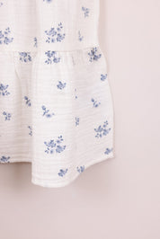 FOX תינוקות בנות אחר שמלה פרחונית עם פפיונים שמלה פרחונית עם פפיונים