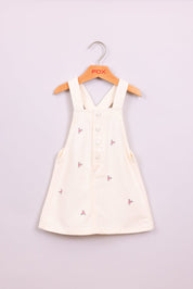 FOX תינוקות בנות אחר שמלת אוברול פרחונית שמלת אוברול פרחונית